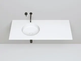 Встраиваемая раковина Salini Marea 04 S-Stone 1802204M 42см белый матовый